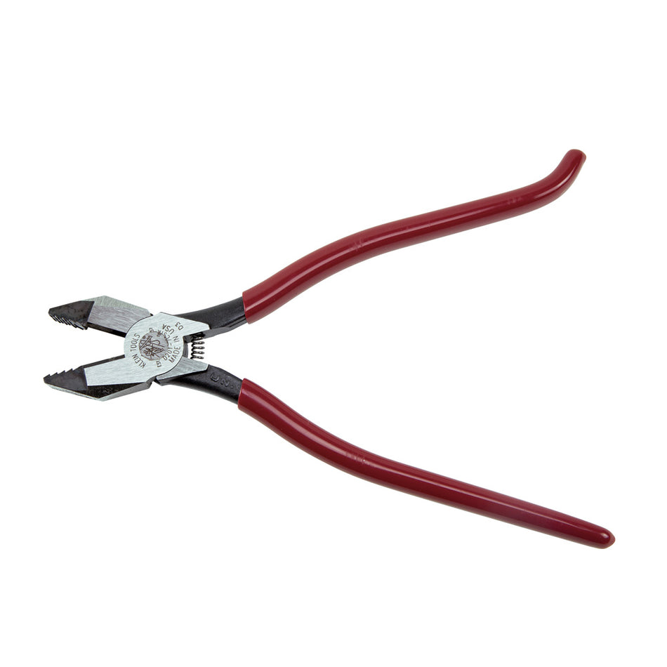 Ironworker's Pliers, Aggressive Knurl, 9-Inch, Ironworker's, Klein Tools - Maple Electric Supply 