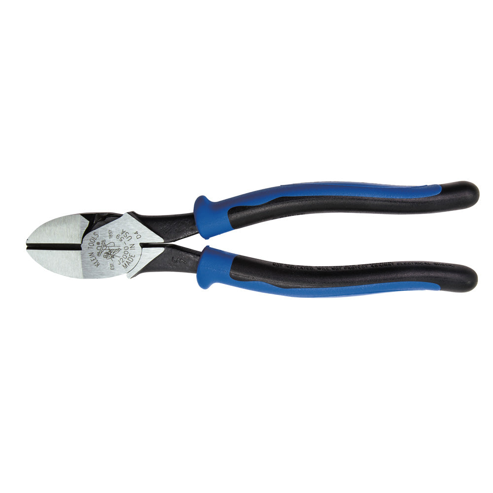 Journeyman™ Heavy-Duty Diagonal-Cut Pliers, 9-Inch, High-Leverage Diagonal-Cutting Pliers - Angled Head; Journeyman Pliers, Klein Tools - Maple Electric Supply 