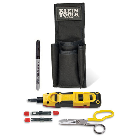 LAN Installer Starter Kit, Punchdown, Voice / Data / Video Tool Kits, Klein Tools - Maple Electric Supply 