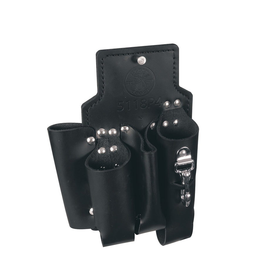 Lineman Tool Pouch, 4-Pocket, 8-Inch x 11-Inch, Multi-Pocket Pouches, Klein Tools - Maple Electric Supply 