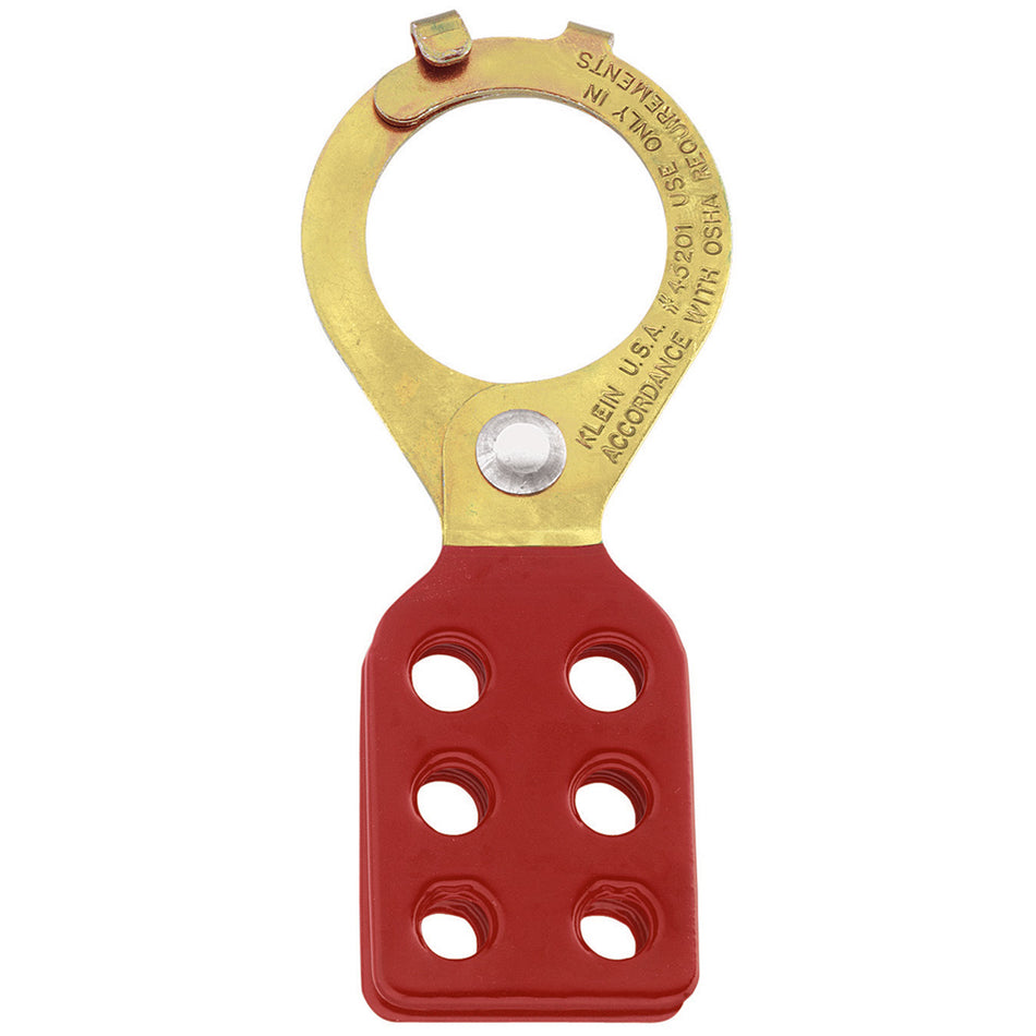 Lockouts, 1-1/2-Inch Hasp, Interlocking Tabs, Lockouts, Klein Tools - Maple Electric Supply 