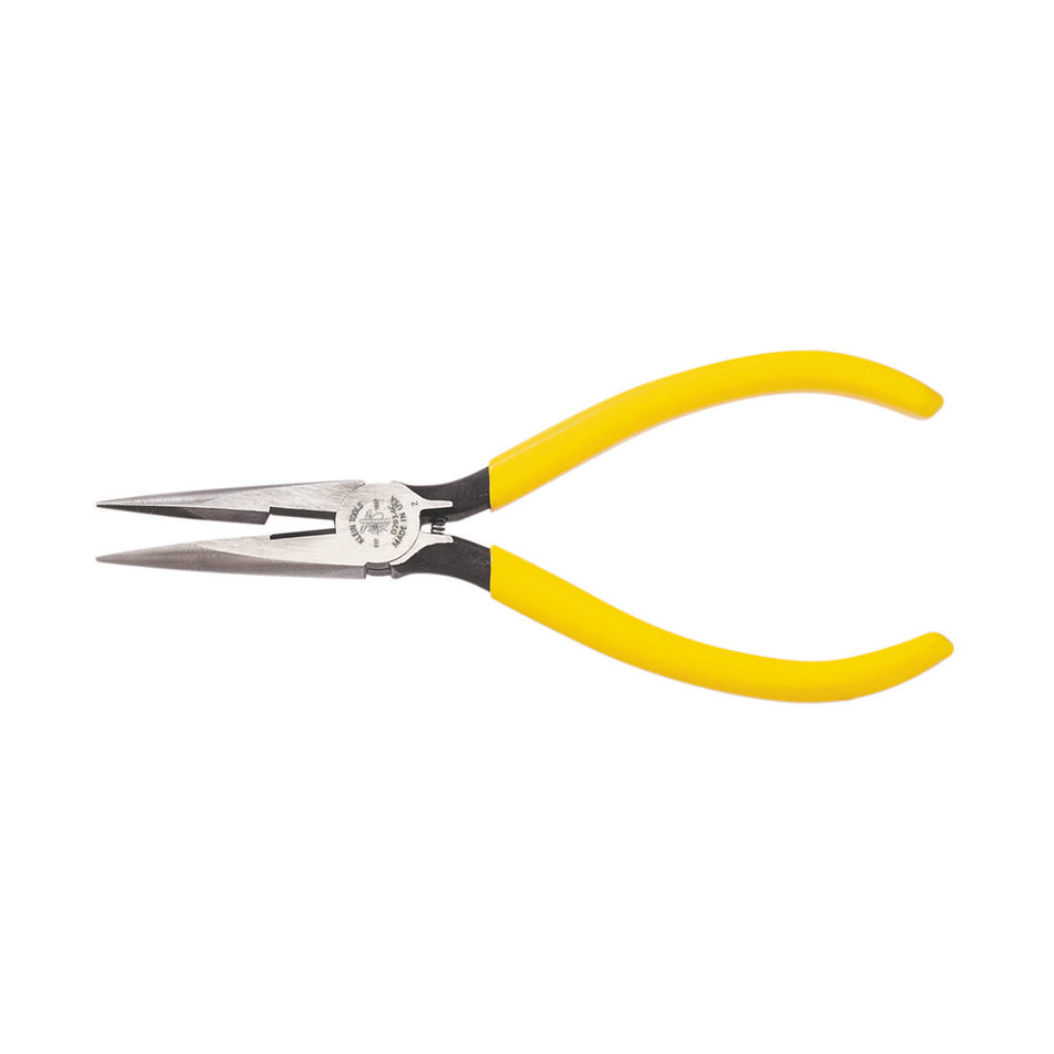 Long Nose Cutting Pliers with Spring, 6-Inch, Standard Long-Nose Pliers, Klein Tools - Maple Electric Supply 