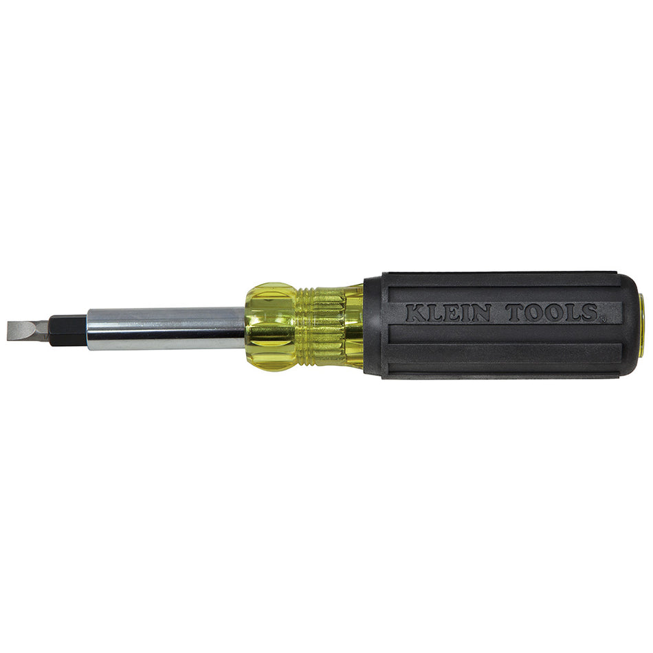 Multi-Bit Screwdriver/Nut Driver, Heavy Duty, Interchangeable Drivers, Klein Tools - Maple Electric Supply 