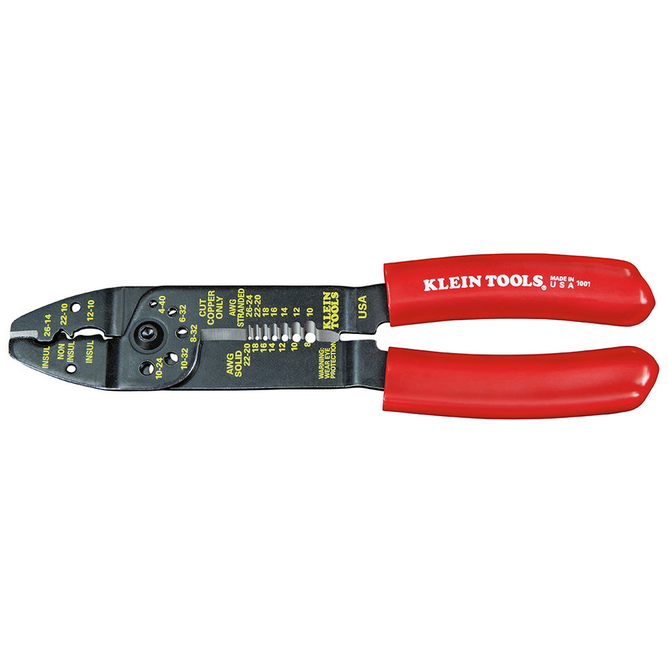 Multi-Purpose Electricians Tool 8-22 AWG, Combination Stripping & Cutting Tools, Klein Tools - Maple Electric Supply 