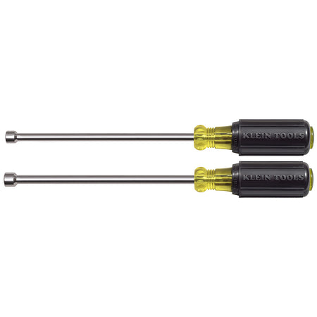 Nut Driver Set 6" Shafts, Magnetic 2 Pc, Nut Driver Sets, Klein Tools - Maple Electric Supply 
