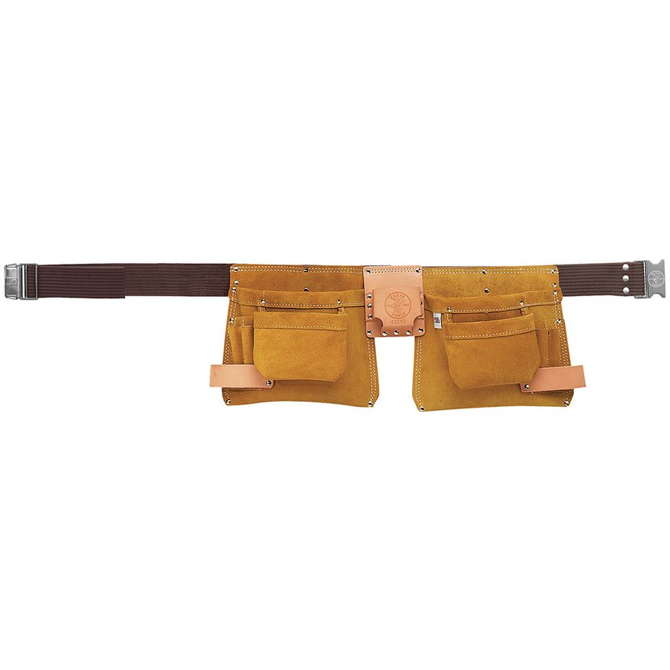 One-Piece Nail/Screw and Tool Pouch Apron, Tool Combination Aprons, Klein Tools - Maple Electric Supply 