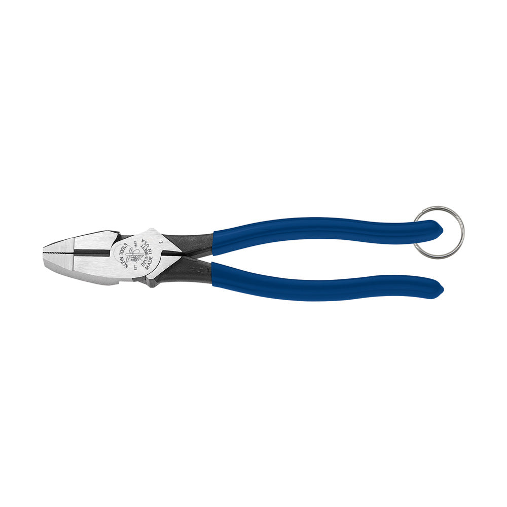 Pliers, High Leverage Side Cutters, Tether Ring, High-Leverage Side-Cutters, Klein Tools - Maple Electric Supply 