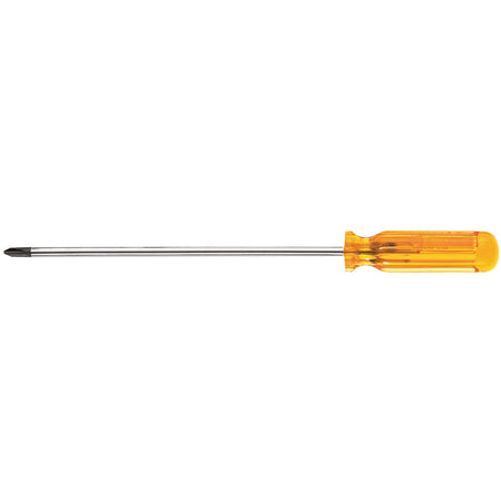 Profilated #2 Phillips Screwdriver 8-Inch, Profilated Phillips-Tip (Round-Shank), Klein Tools - Maple Electric Supply 