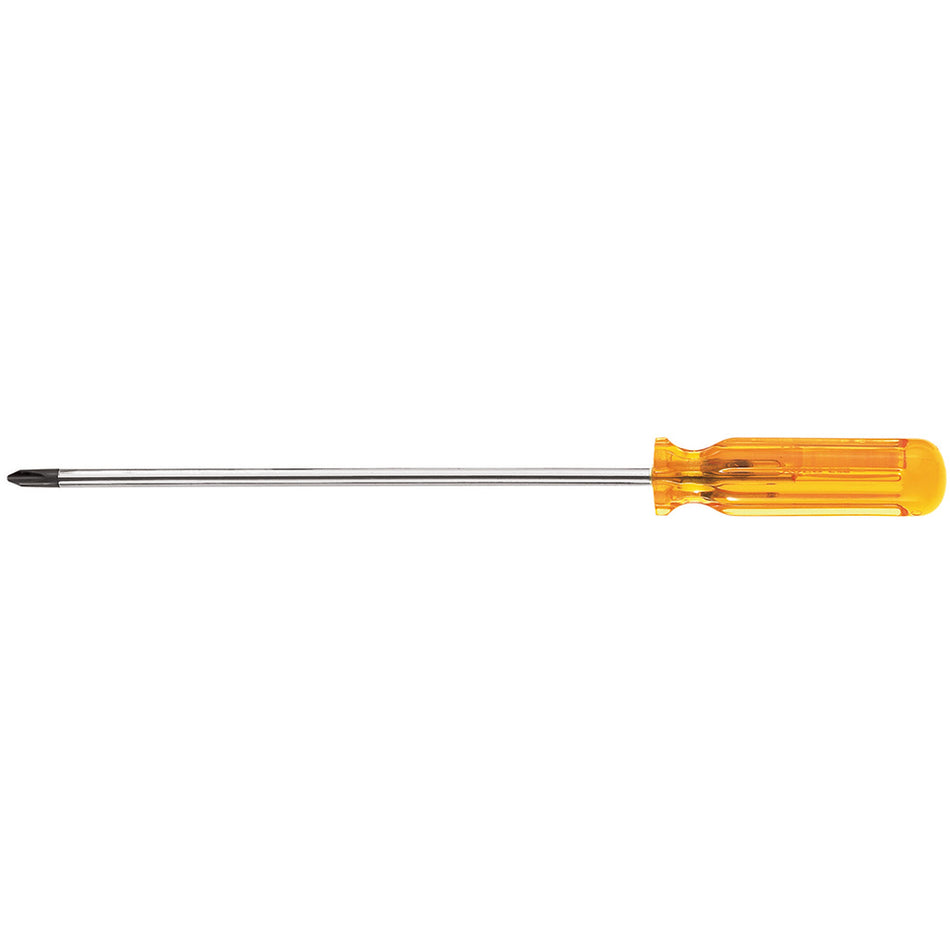 Profilated #2 Phillips Screwdriver 8-Inch, Profilated Phillips-Tip (Round-Shank), Klein Tools - Maple Electric Supply 