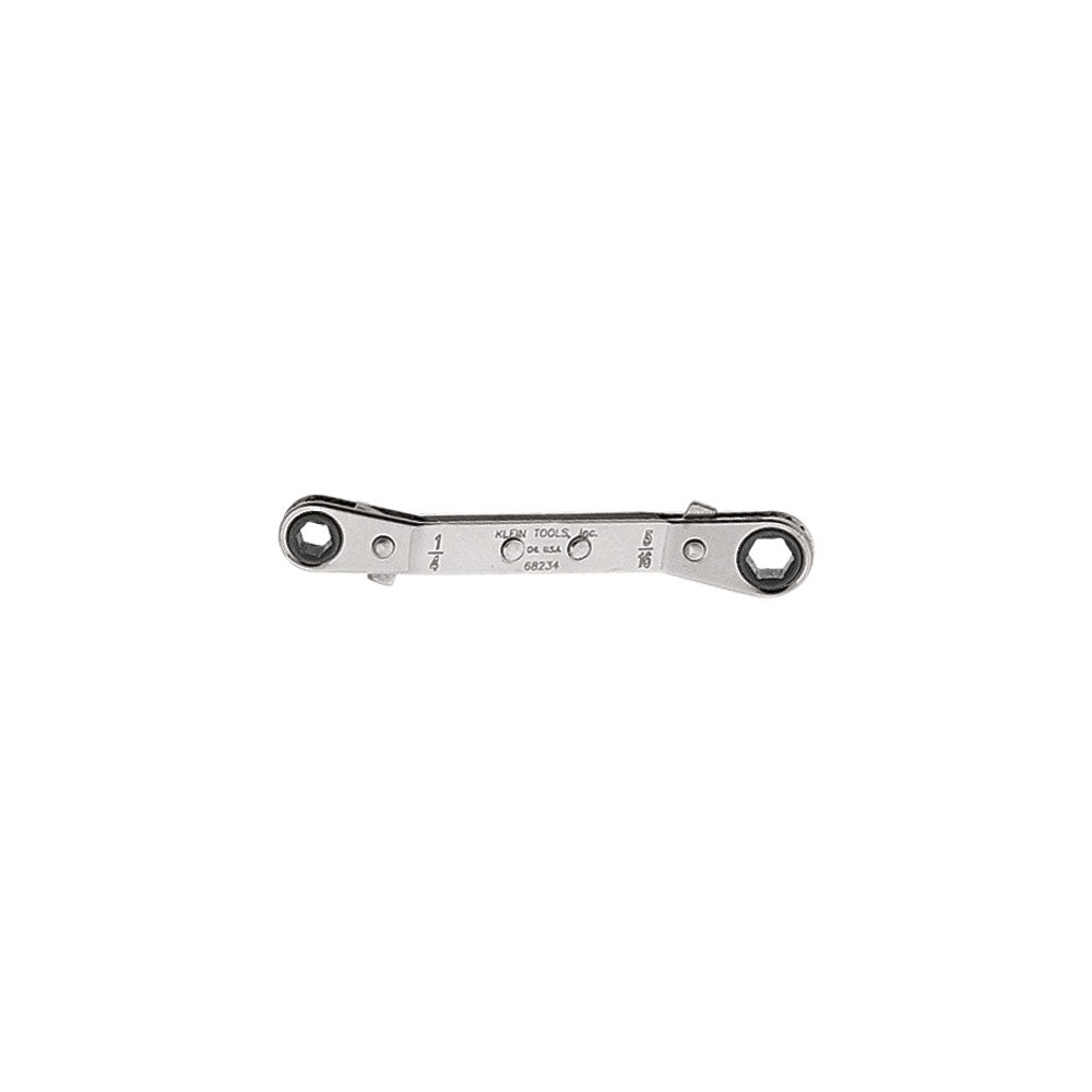 Ratchet Offset Box Wrench 1/4 x 5/16-Inch, Ratcheting Offset Box Wrenches, Klein Tools - Maple Electric Supply 