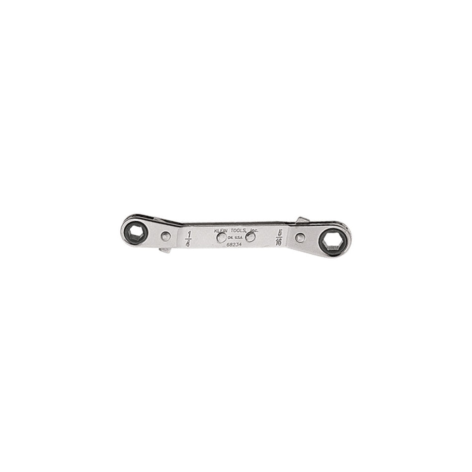 Ratchet Offset Box Wrench 1/4 x 5/16-Inch, Ratcheting Offset Box Wrenches, Klein Tools - Maple Electric Supply 