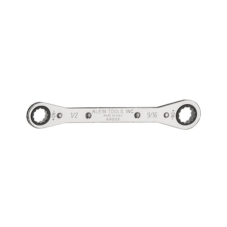 Ratcheting Box Wrench 1/2 x 9/16-Inch, Ratcheting Box Wrenches - Standard, Klein Tools - Maple Electric Supply 