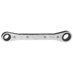 Ratcheting Box Wrench 3/8 x 7/16-Inch, Ratcheting Box Wrenches - Standard, Klein Tools - Maple Electric Supply 