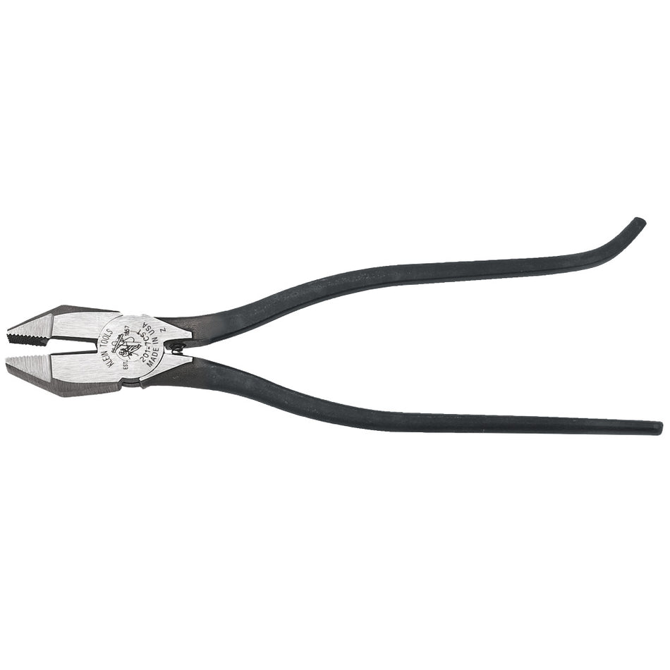 Rebar Work Pliers, Plain Handle, Ironworker's, Klein Tools - Maple Electric Supply 