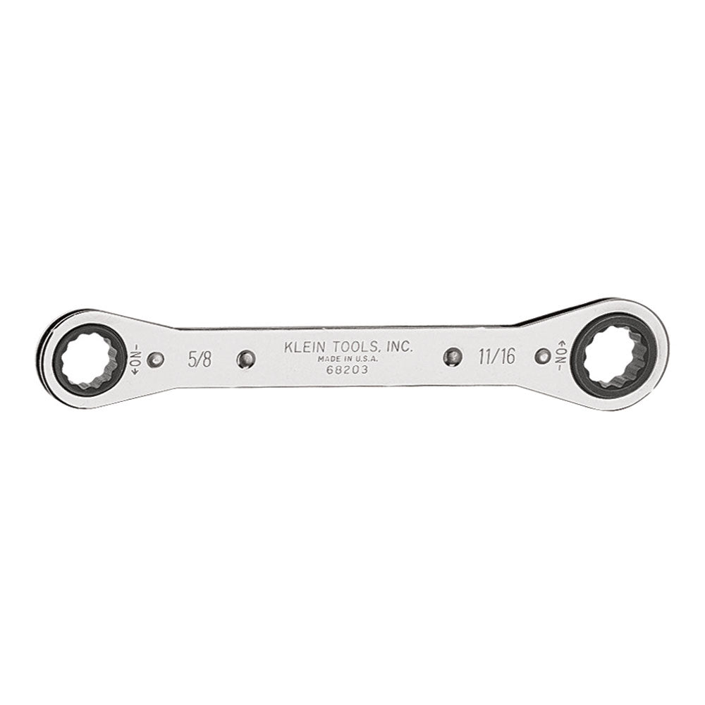 Reverse Ratcheting Box Wrench Standard, Ratcheting Box Wrenches - Standard, Klein Tools - Maple Electric Supply 