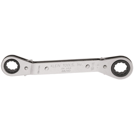 Reversible Ratcheting Offset Box Wrench, Ratcheting Offset Box Wrenches, Klein Tools - Maple Electric Supply 
