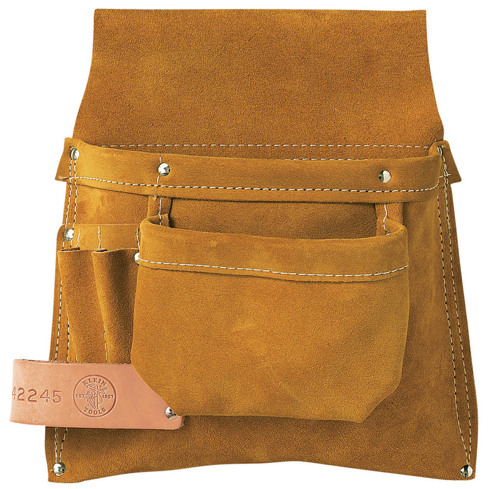 Right-Hand Nail and Tool Pouch, Tool Combination Aprons, Klein Tools - Maple Electric Supply 