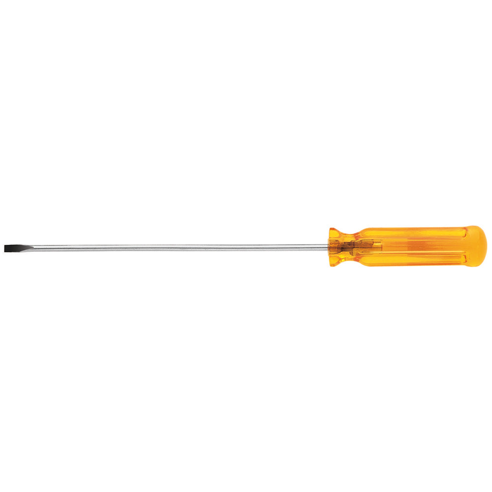 Screwdriver, 1/8-Inch Cabinet Tip, 6-Inch, Cabinet-Tip (Round-Shank), Klein Tools - Maple Electric Supply 
