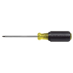 Screwdriver, #1 Square Recess Tip, 4-Inch Shank, Square-Recess Tip (Round Shank), Klein Tools - Maple Electric Supply 