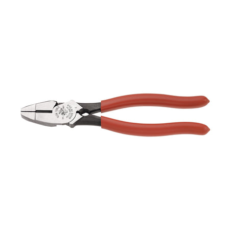 Side-Cutting Pliers Bolt Thread Holding, 9-Inch, High-Leverage - Lineman's Bolt-Thread Holding, Klein Tools - Maple Electric Supply 