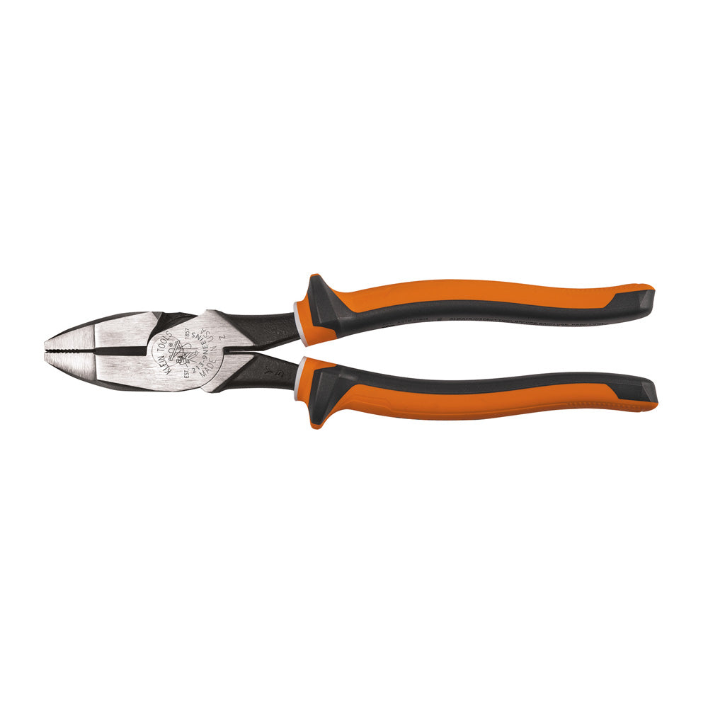 Side Cutting Pliers, Slim Handle, 9-Inch, Insulated Pliers; Insulated Side-Cutting Pliers, Klein Tools - Maple Electric Supply 