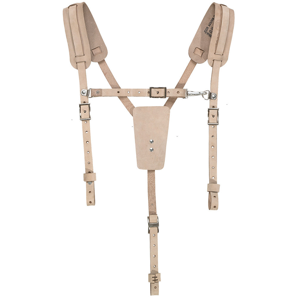 Soft Leather Work Belt Suspenders, Suspenders & Accessories, Klein Tools - Maple Electric Supply 