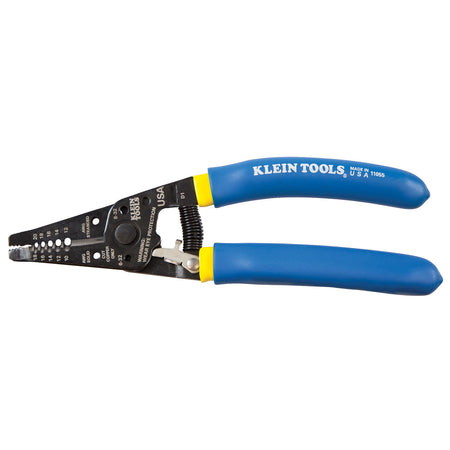 Solid and Stranded Copper Wire Stripper and Cutter, Klein-Kurve, Klein Tools - Maple Electric Supply 
