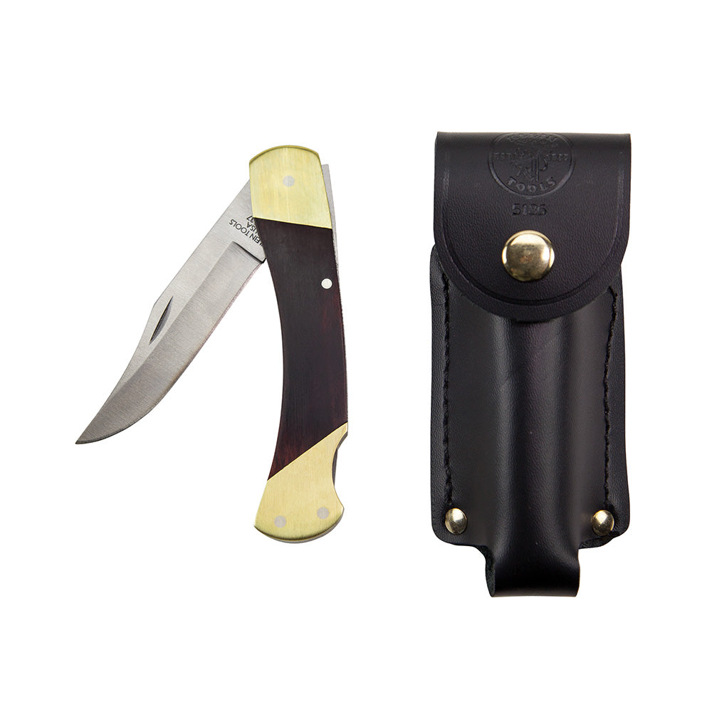 Sportsman Knife Drop Point 3-3/8-Inch, Utility Knives, Klein Tools - Maple Electric Supply 