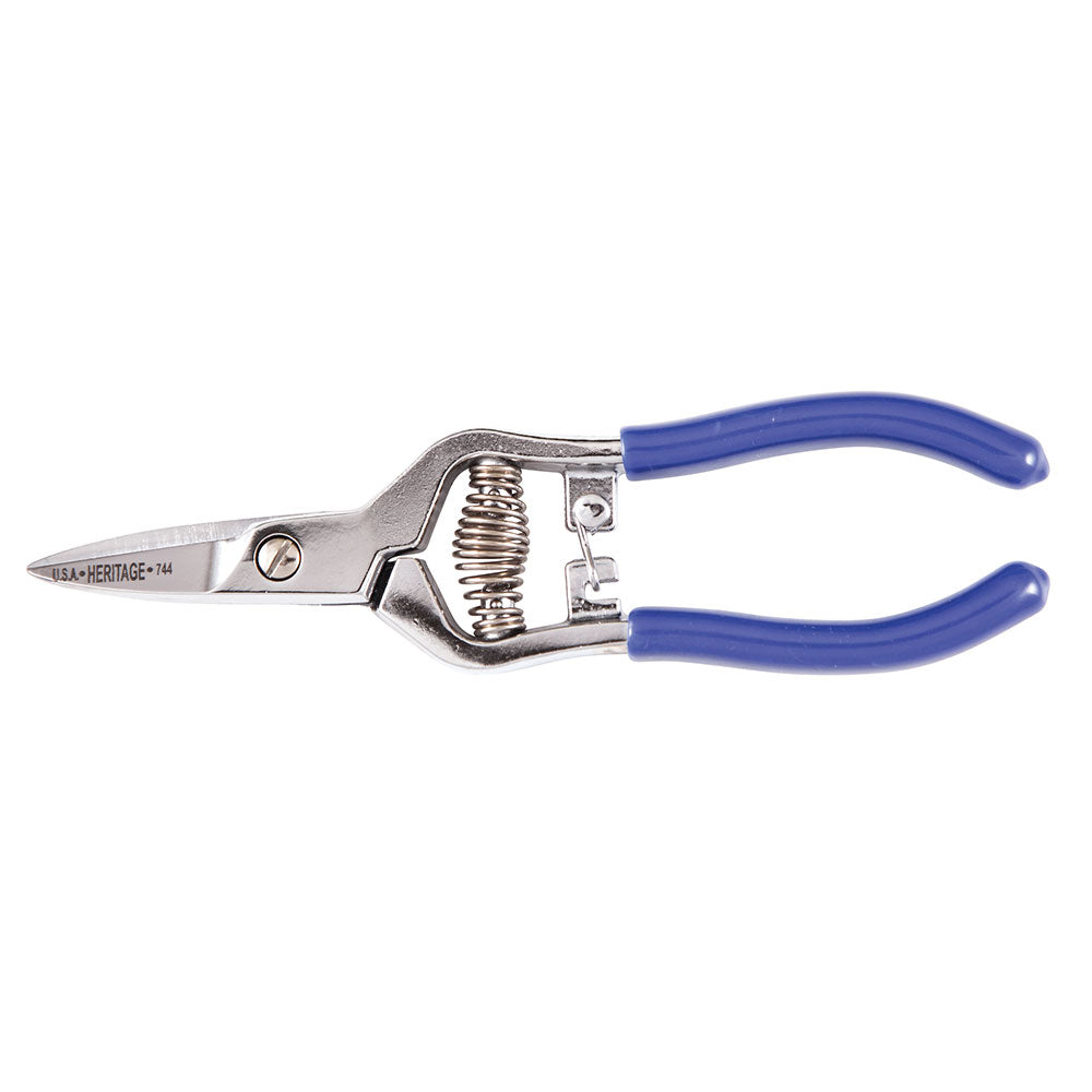 Spring Action Snip, 6-3/4", Industrial Utility Snips, Klein Tools - Maple Electric Supply 