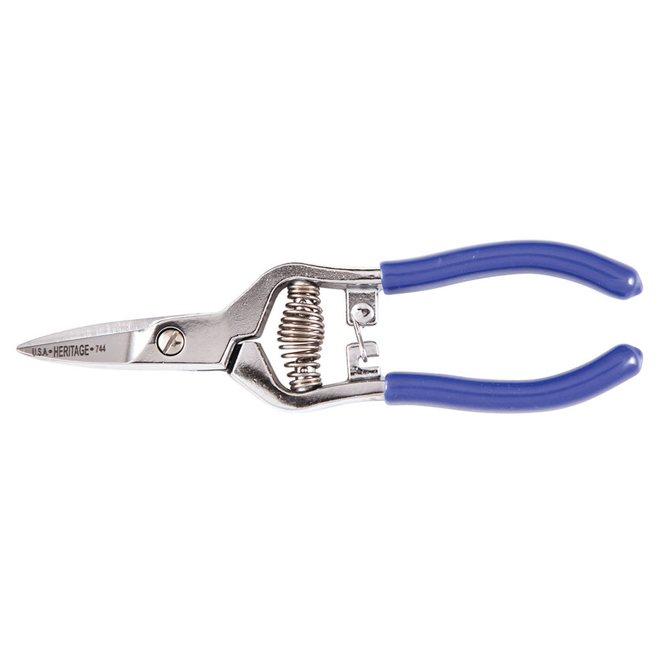 Spring Action Snip, 6-3/4", Industrial Utility Snips, Klein Tools - Maple Electric Supply 