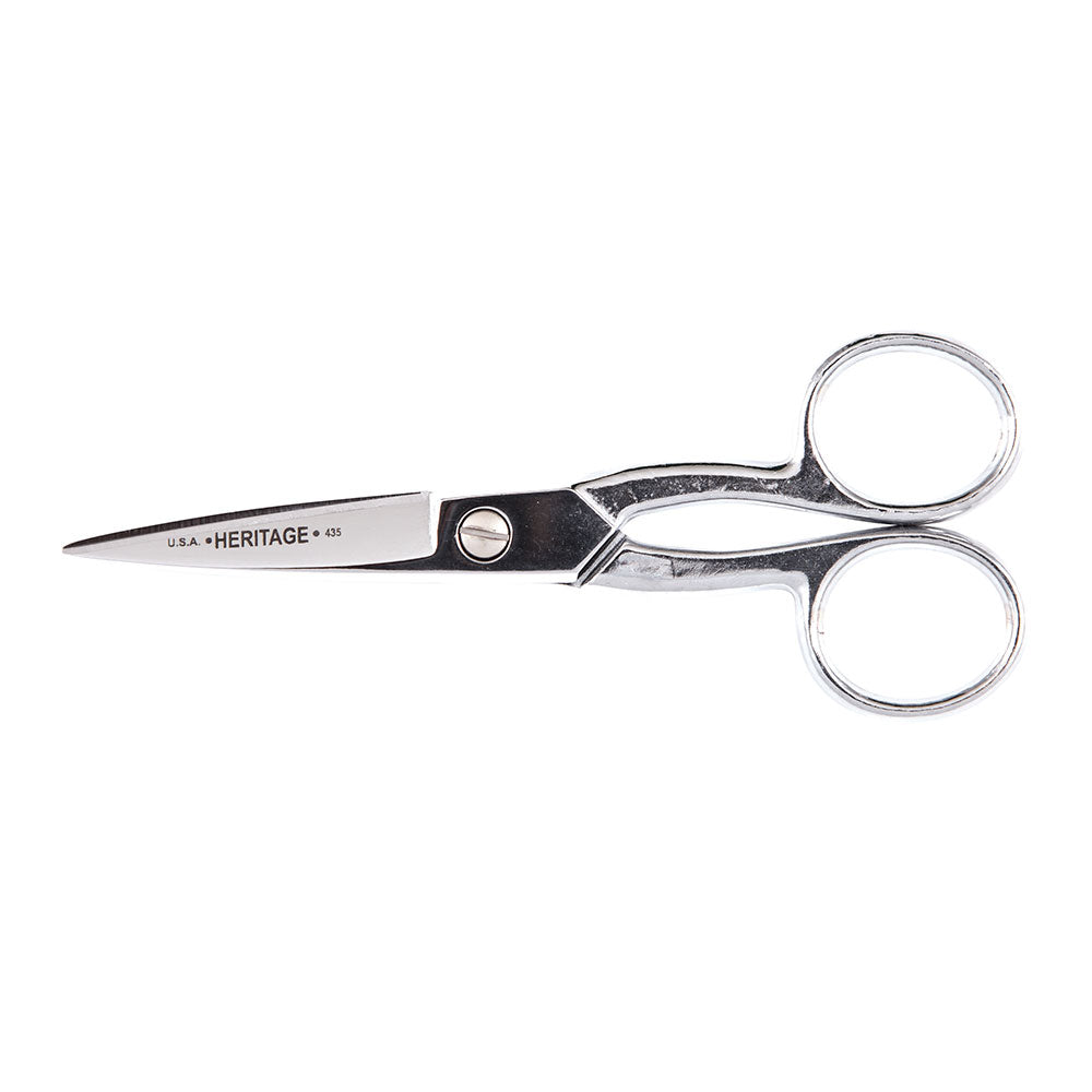Tailor Point Scissor, 5-Inch, Textile and Carpet Scissors, Klein Tools - Maple Electric Supply 
