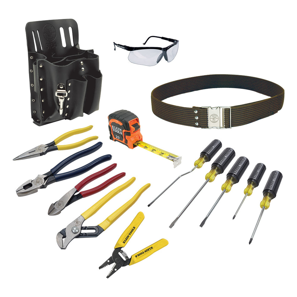 Tool Kit, 14-Piece, Electricians Tool Kits, Klein Tools - Maple Electric Supply 