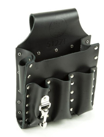 Tool Pouch, 6 Pocket, Tunnel Loop, Multi-Pocket Pouches, Klein Tools - Maple Electric Supply 