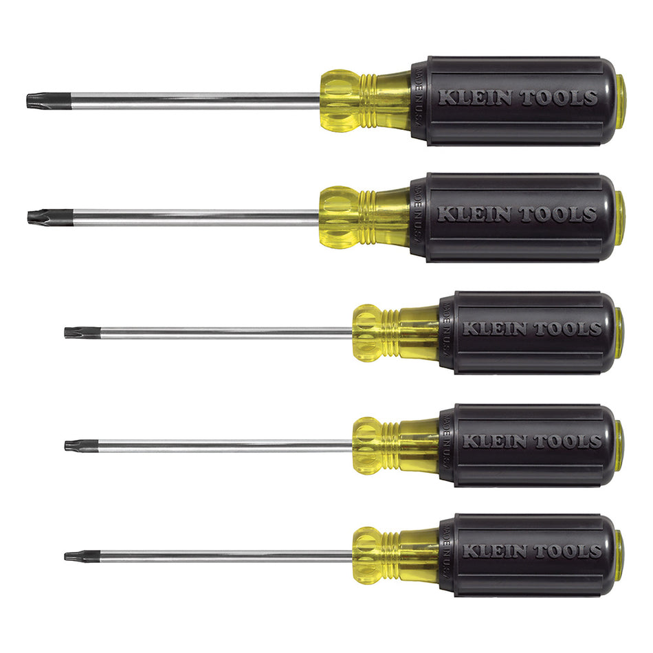 TORX® Cushion-Grip Screwdriver Set 5-Piece, Cushion-Grip Screwdriver Sets, Klein Tools - Maple Electric Supply 