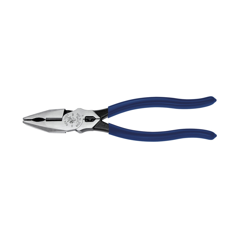 Universal Combination Pliers, 8-Inch, High-Leverage - Universal (Connector Crimping), Klein Tools - Maple Electric Supply 