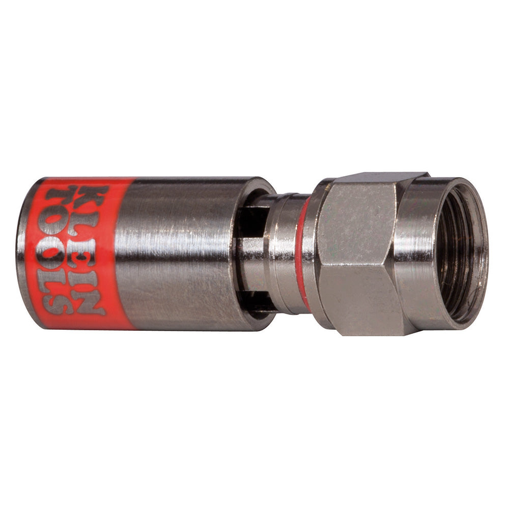Universal F Compression Connector RG59 10-Pack, Coax Cable Connectors, Klein Tools - Maple Electric Supply 