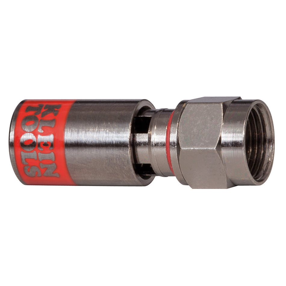 Universal F-Compression Connector RG59 50-Pack, Coax Cable Connectors, Klein Tools - Maple Electric Supply 