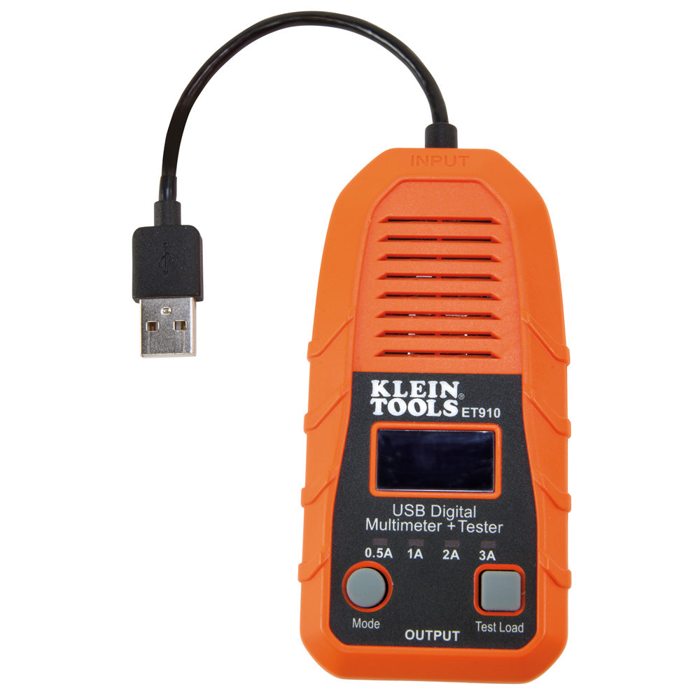 USB Digital Meter and Tester, USB-A (Type A), Multimeters, Klein Tools - Maple Electric Supply 