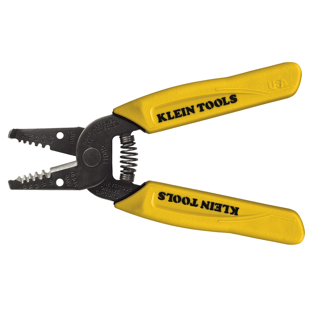 Wire Stripper/Cutter (10-18 AWG Solid), Standard Wire Strippers/Cutters, Klein Tools - Maple Electric Supply 