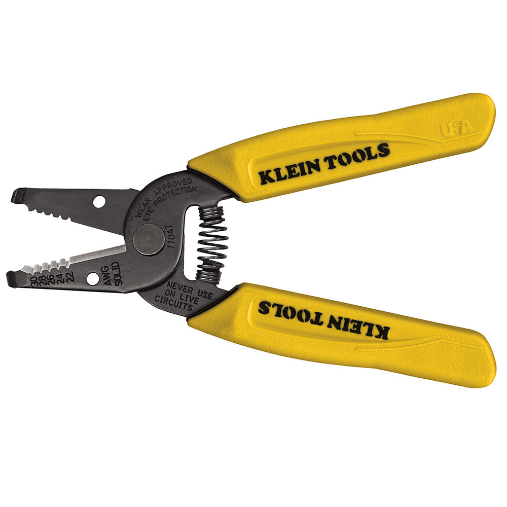 Wire Stripper/Cutter, 22-30 AWG Solid Wire, Standard Wire Strippers/Cutters, Klein Tools - Maple Electric Supply 
