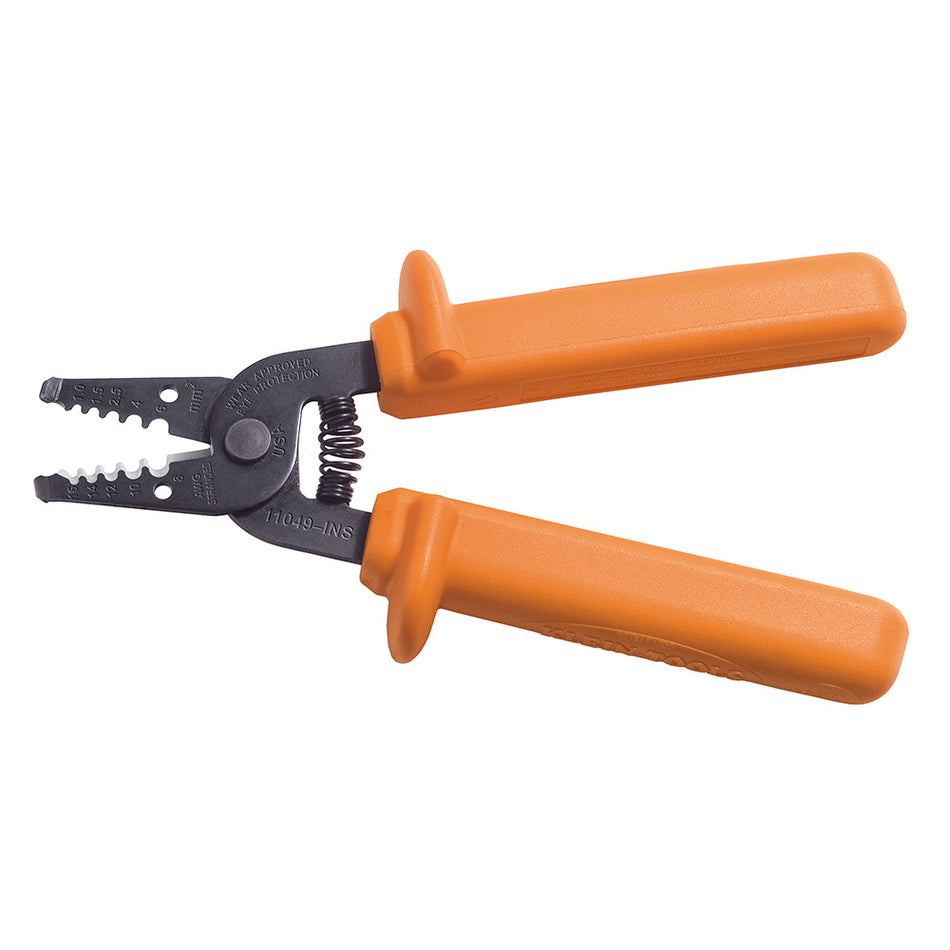 Wire Stripper/Cutter  8-16 AWG Stranded, Insulated Strippers, Cutters & Crimpers; Insulated Wire Strippers/Cutters, Klein Tools - Maple Electric Supply 