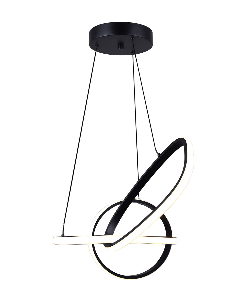 LCH234A32BK- Canarm Zuri LED Chandelier, Matte Black - Maple Electric Supply 