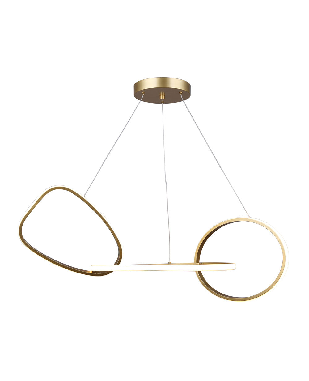 Canarm LCH234A32PGD Zuri LED Chandelier in Gold - Maple Electric Supply 