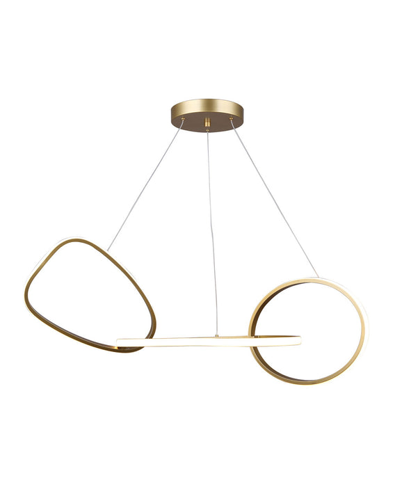 Canarm LCH234A32PGD Zuri LED Chandelier in Gold