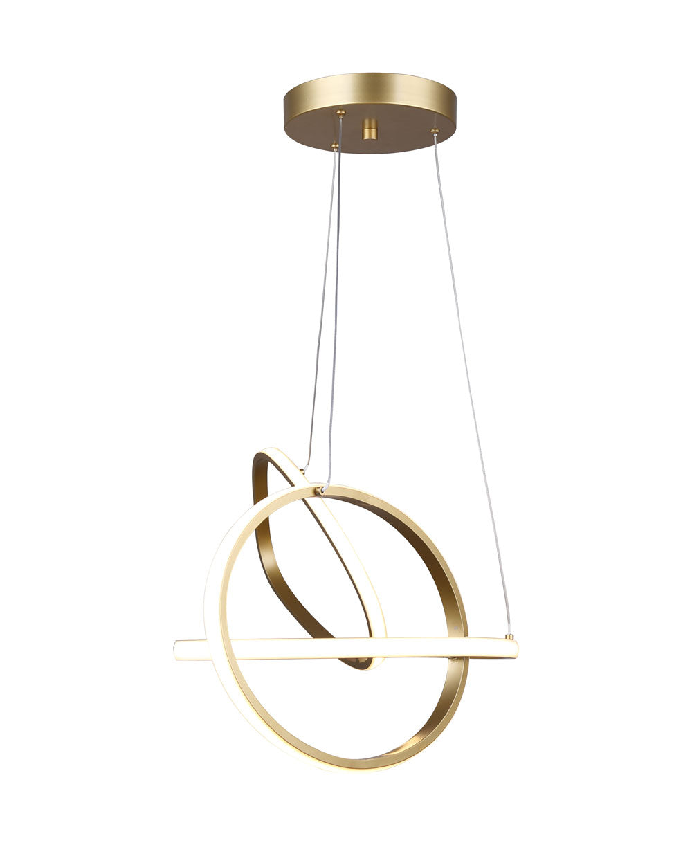 Canarm LCH234A32PGD Zuri LED Chandelier in Gold - Maple Electric Supply 