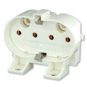 23455 White Compact Fluorescent 2G11 Bulb - Shunted Screw Down