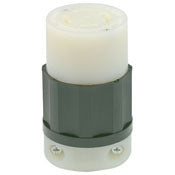 2773 Black 4-Pole 4-Wire 3-Phase Locking Connector, 30A 347/600V L20-30R