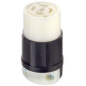 2823 Black Connector Locking 4-Pole 5-Wire L22 30R 30A 277/480V