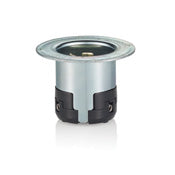 3777 Black Inlet Flanged 2-Pole 3-Wire Non-NEMA Locking 50A 250V/600VAC