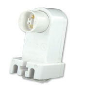 492 White Fluorescent Pedestal Plunger, 660W 600V, RESIDENTIAL, Leviton - Maple Electric Supply 